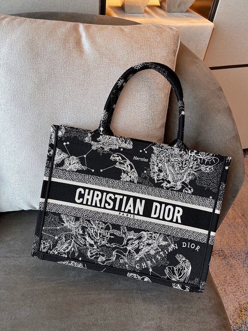 Dior Book Tote 7 Star
 Handbags Tote Bags Most Desired
 Black