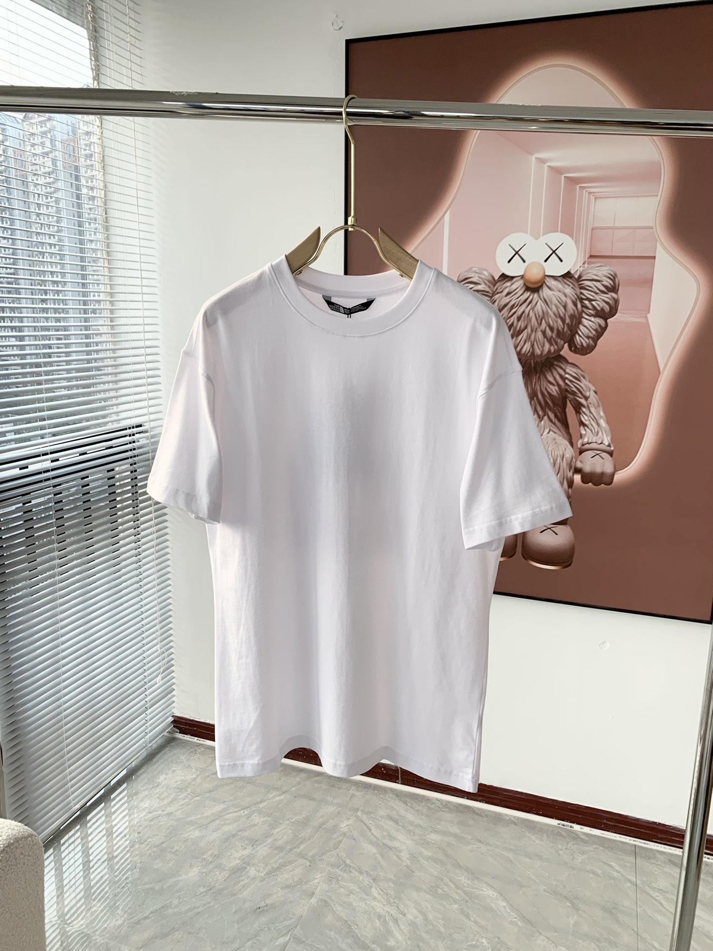 THE. 北面 クラシックロゴ印花カップルTシャツ - 高品質280g純コットン