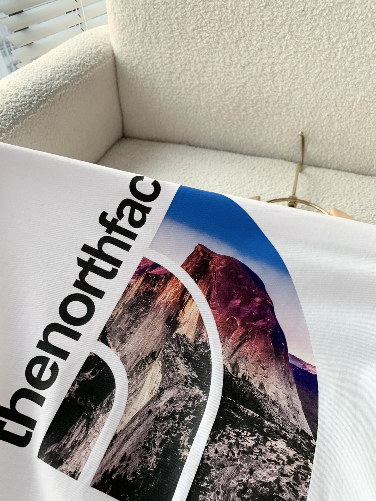 THE. 北面 クラシックロゴ印花カップルTシャツ - 高品質280g純コットン