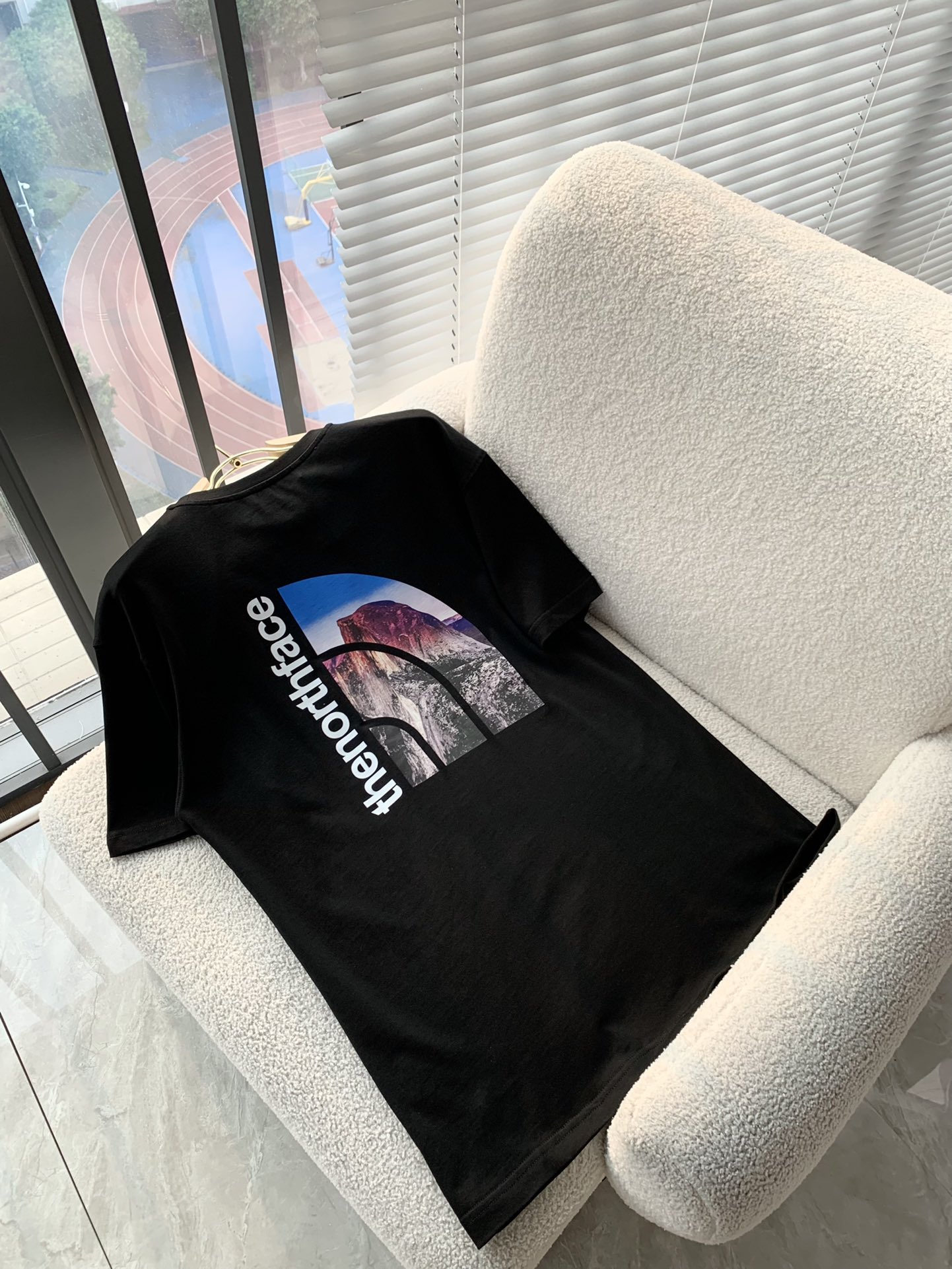 THE. 北面 クラシックロゴ印花カップルTシャツ 春夏新作