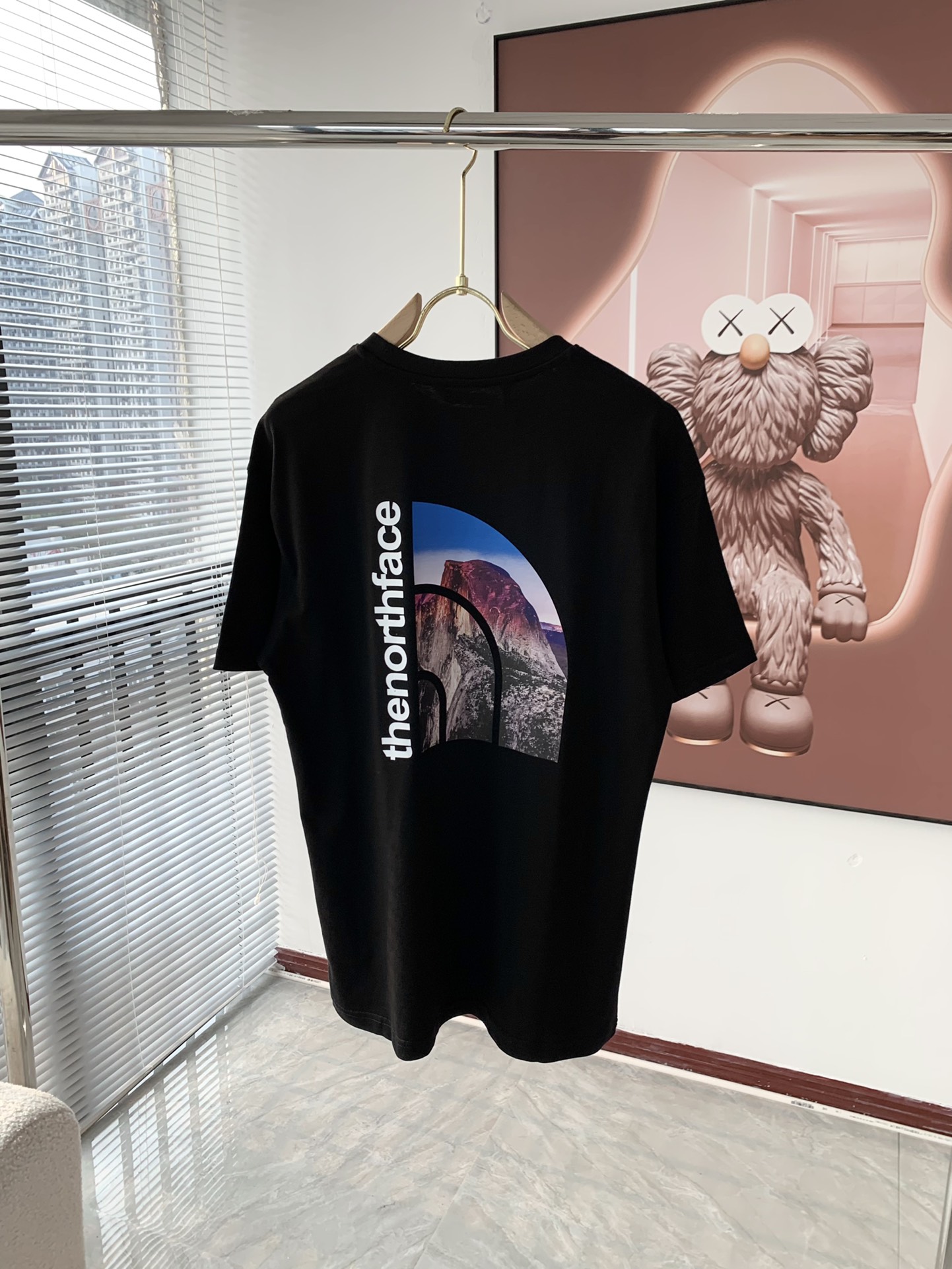 THE. 北面 クラシックロゴ印花カップルTシャツ 春夏新作