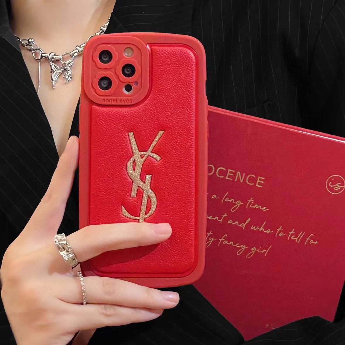 Yves Saint Laurent Phone Case Pink