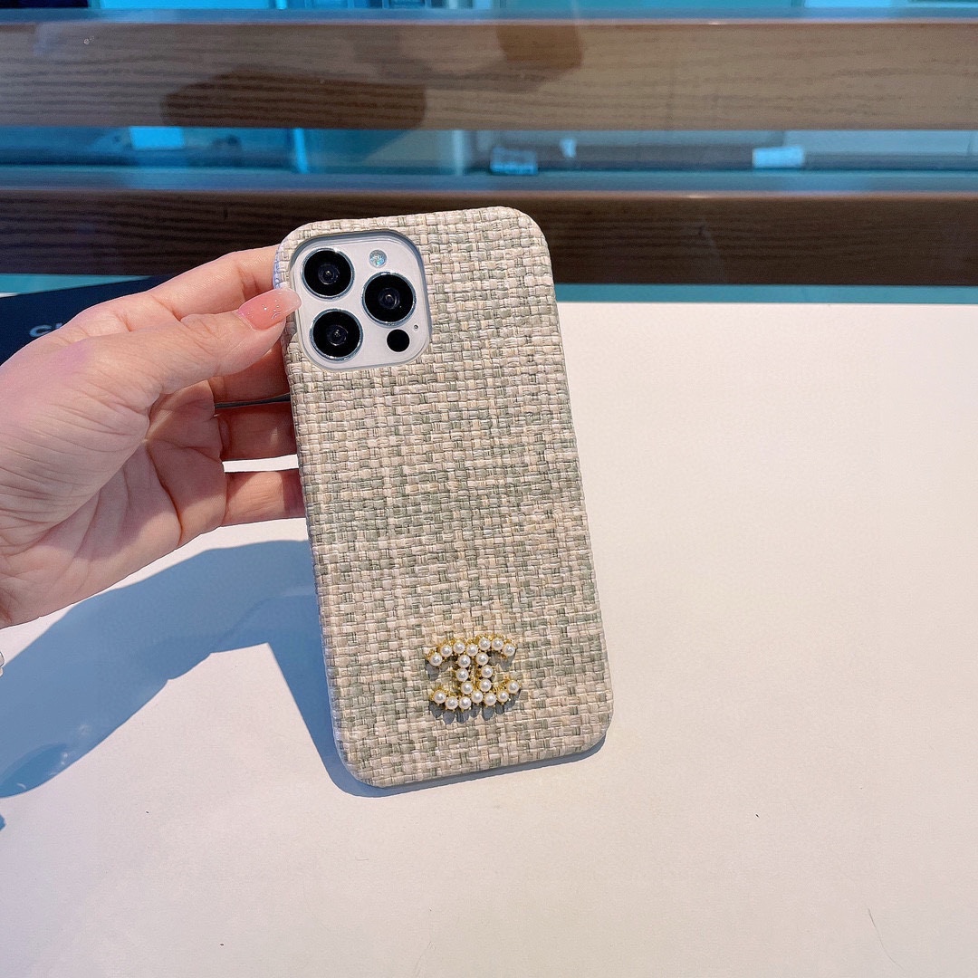 Chanel Phone Case Weave Fashion