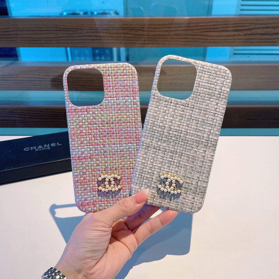 Chanel Phone Case Weave Fashion