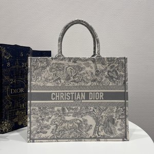 2023 Perfect Replica Designer
 Dior Book Tote Handbags Tote Bags Embroidery