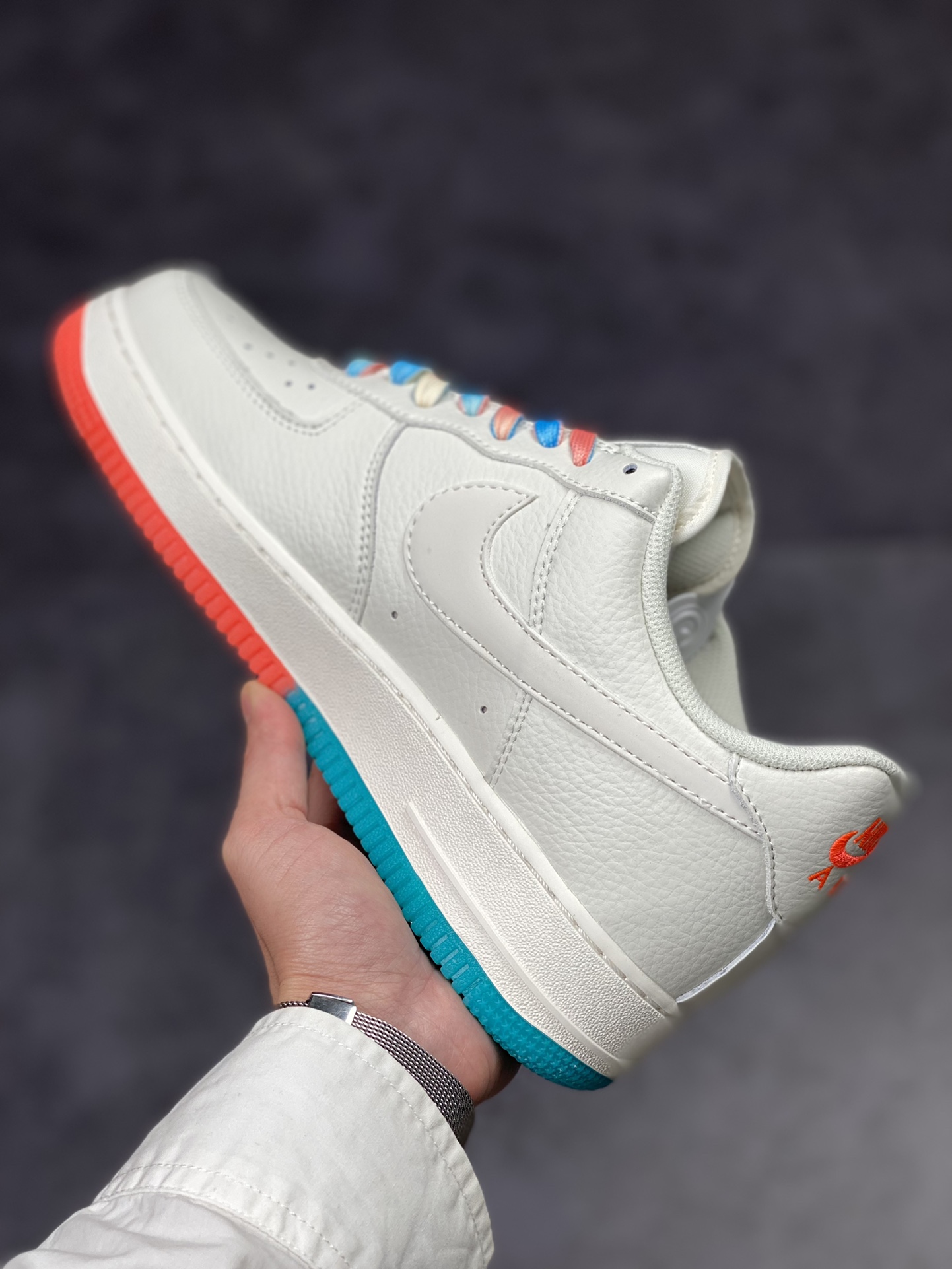 250 Nike Air Force 1 Low 07 串标橙蓝小钩 CT1989-103