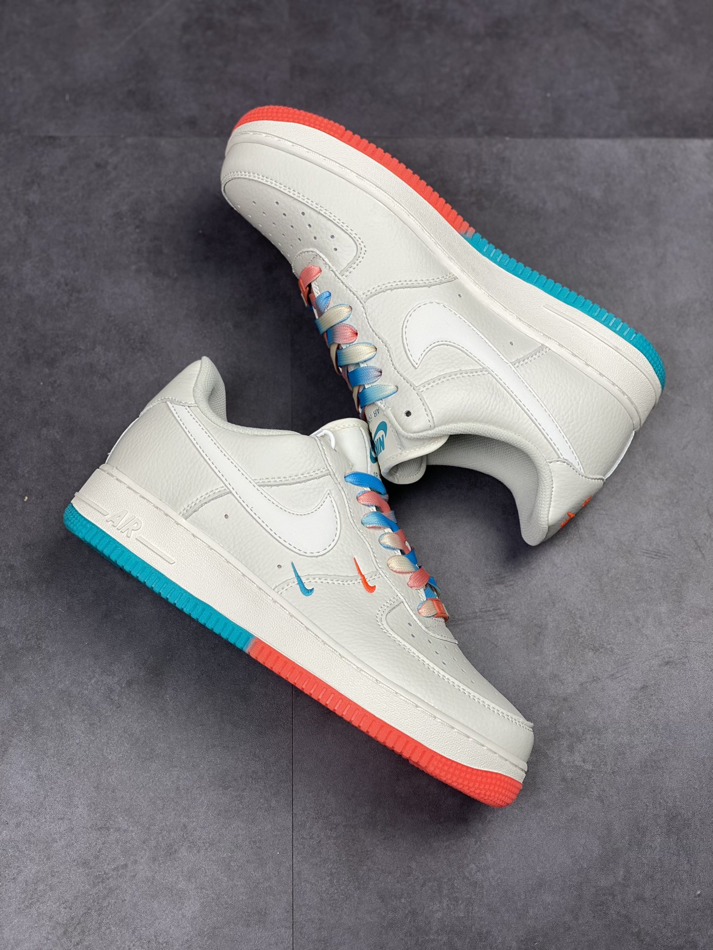 250 Nike Air Force 1 Low 07 串标橙蓝小钩 CT1989-103