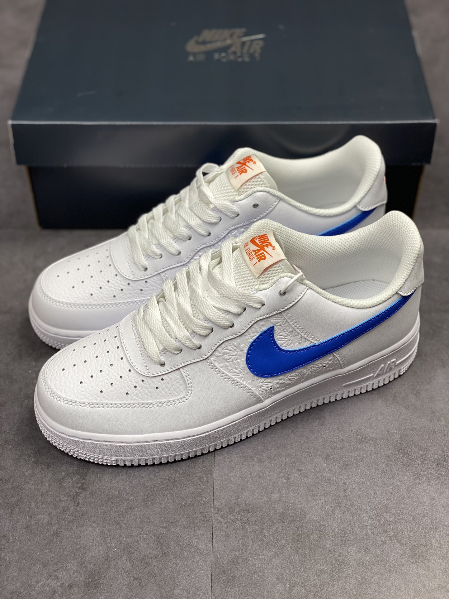 190 Nike Air Force 1 Low 07 压纹白蓝 FD0667-100