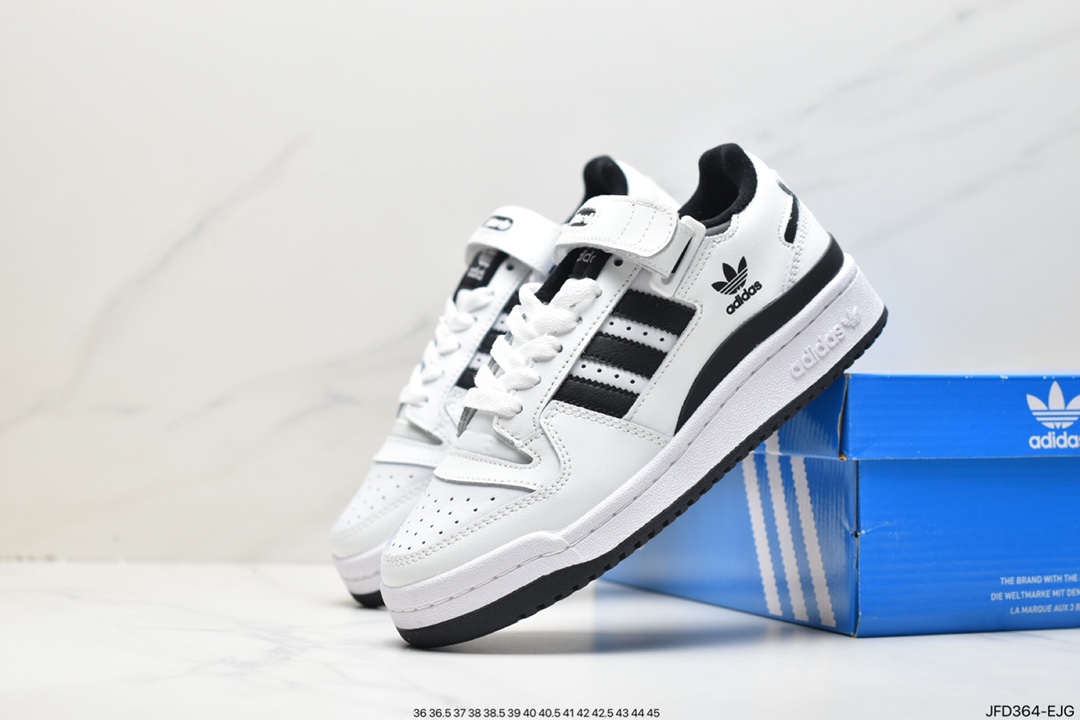 Adidas Originals Forum Low White and Black Low FY7757