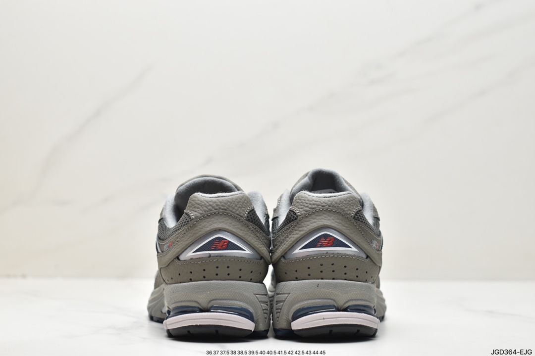 NB ML2002 series retro dad style casual sports jogging shoes ”suede original dark gray dark blue” ML2002RA