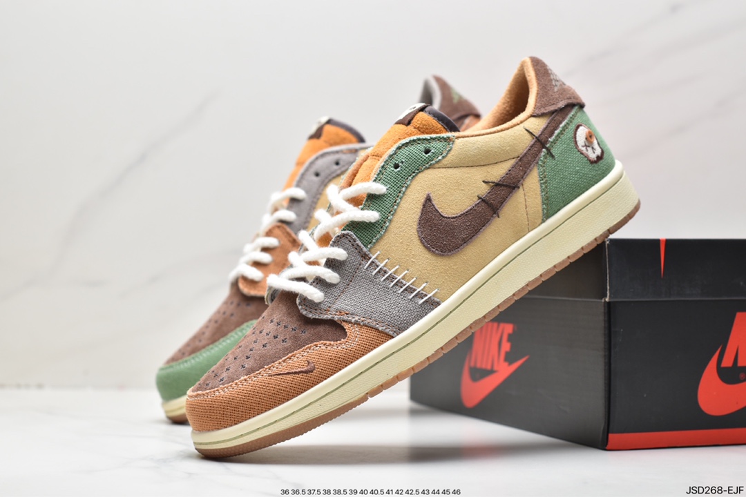 200 Zion Williamson x Air Jordan 1 Low OG”Voodoo”AJ1乔丹一代DZ7292-200