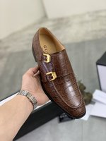 Gucci Shoes Plain Toe best website for replica
 Men Calfskin Cowhide