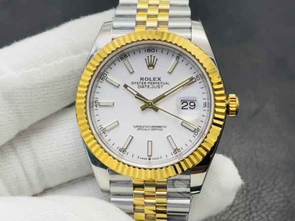 Rolex Datejust Watch Blue Platinum Polishing