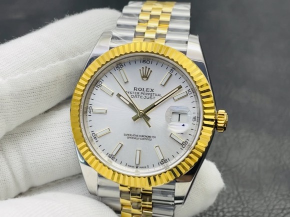 Rolex Datejust Watch Blue Platinum Polishing
