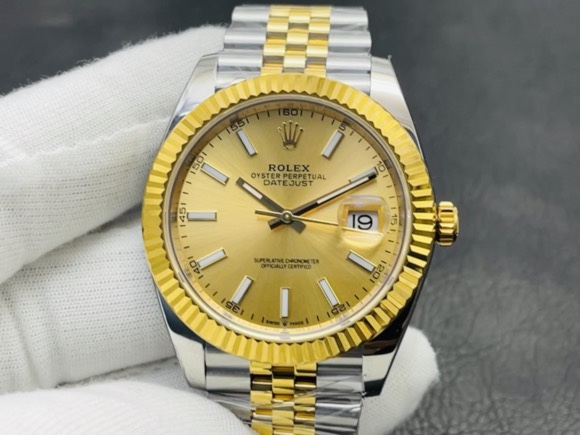 Rolex Datejust Watch Blue Platinum Polishing