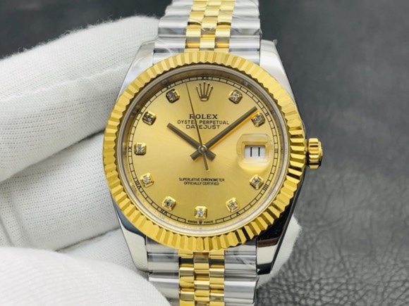 Rolex Datejust Watch Blue Platinum Polishing