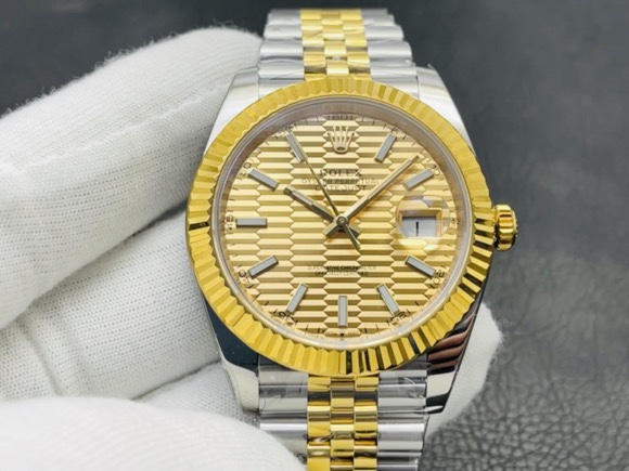 Rolex Datejust Watch Blue Platinum Polishing