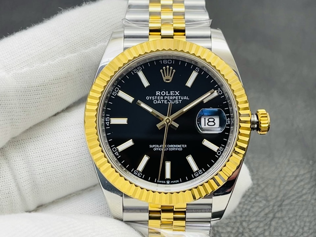 Rolex Datejust Watch Blue Platinum Polishing