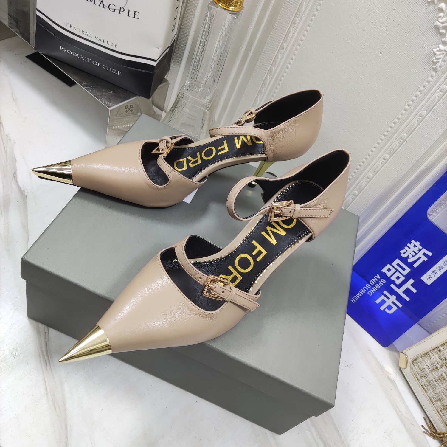 TOMFORD顶级高版本高跟中空凉鞋