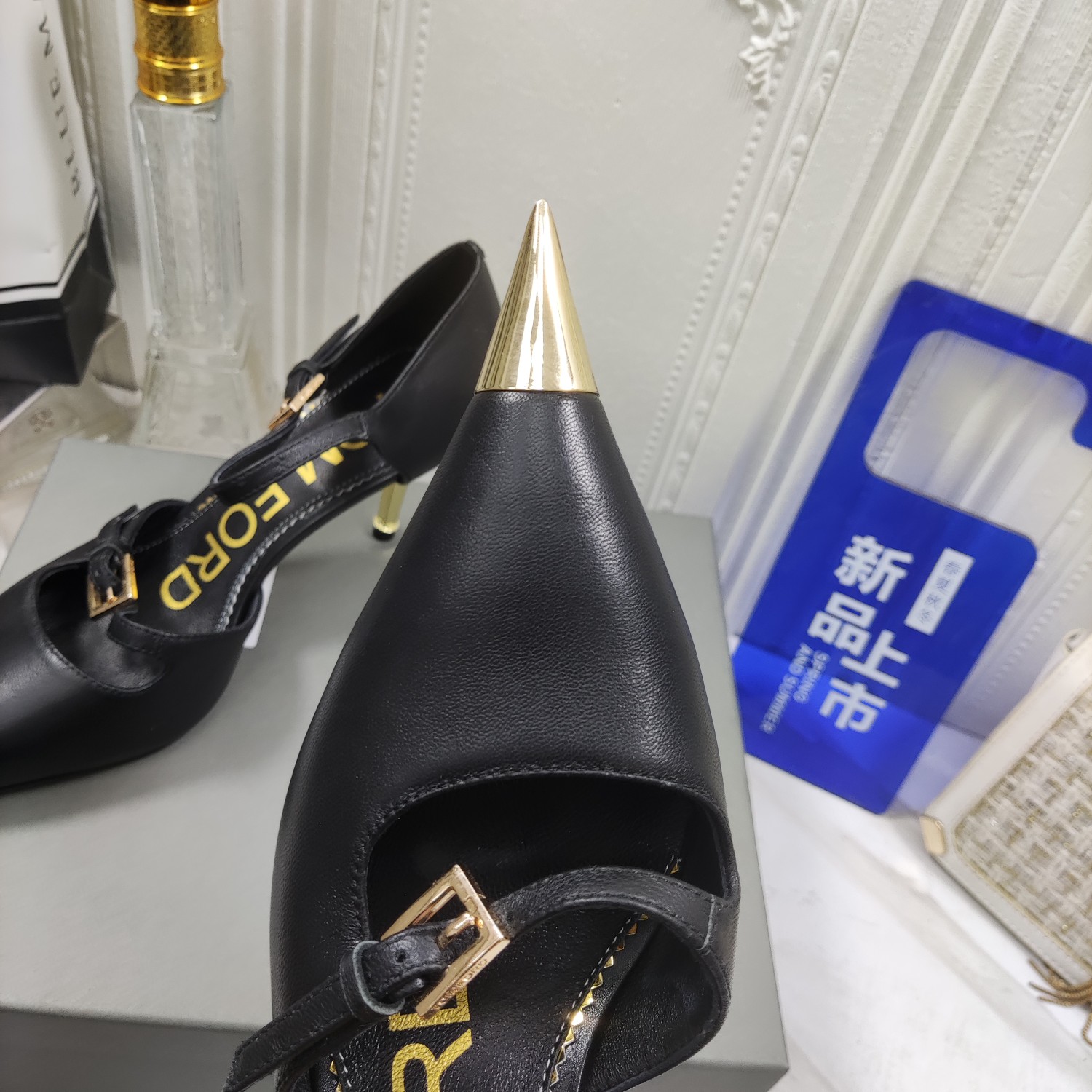 TOMFORD顶级高版本高跟中空凉鞋