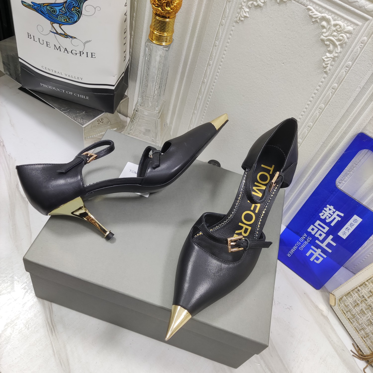 TOMFORD顶级高版本高跟中空凉鞋