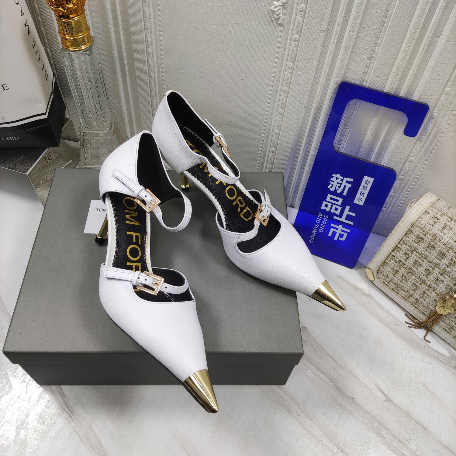 TOMFORD顶级高版本高跟中空凉鞋