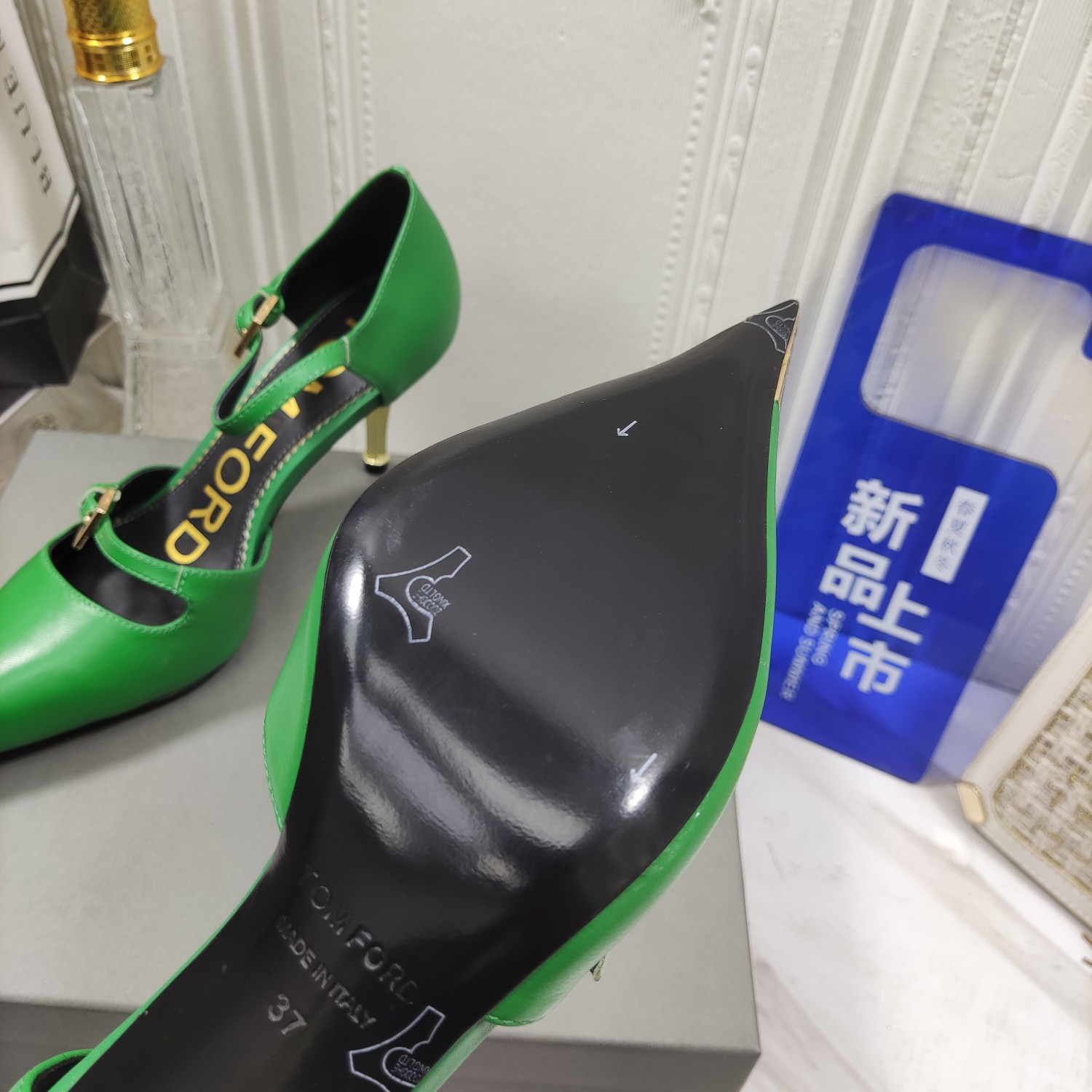 TOMFORD顶级高版本高跟中空凉鞋