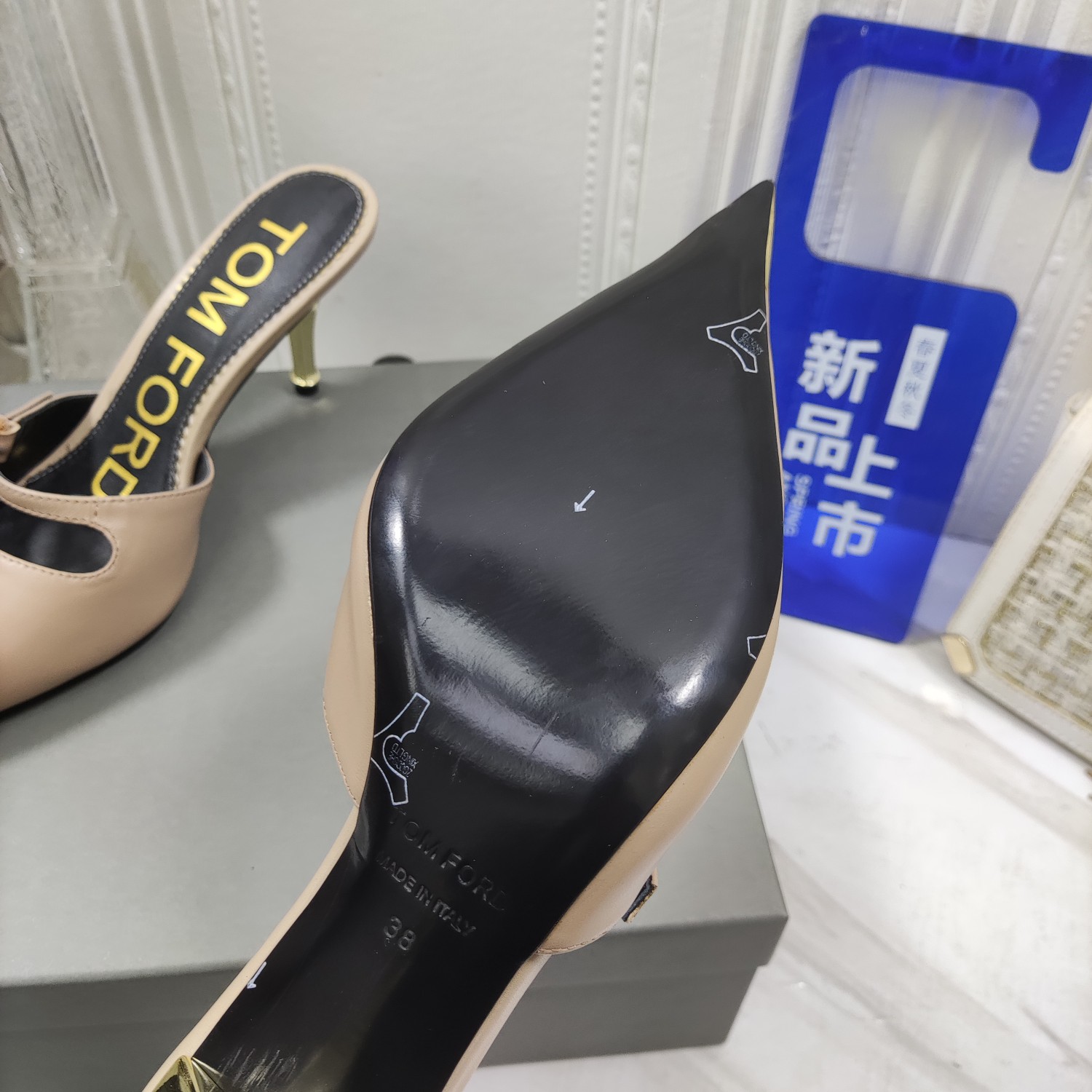 TOMFORD顶级高版本高跟中空凉鞋