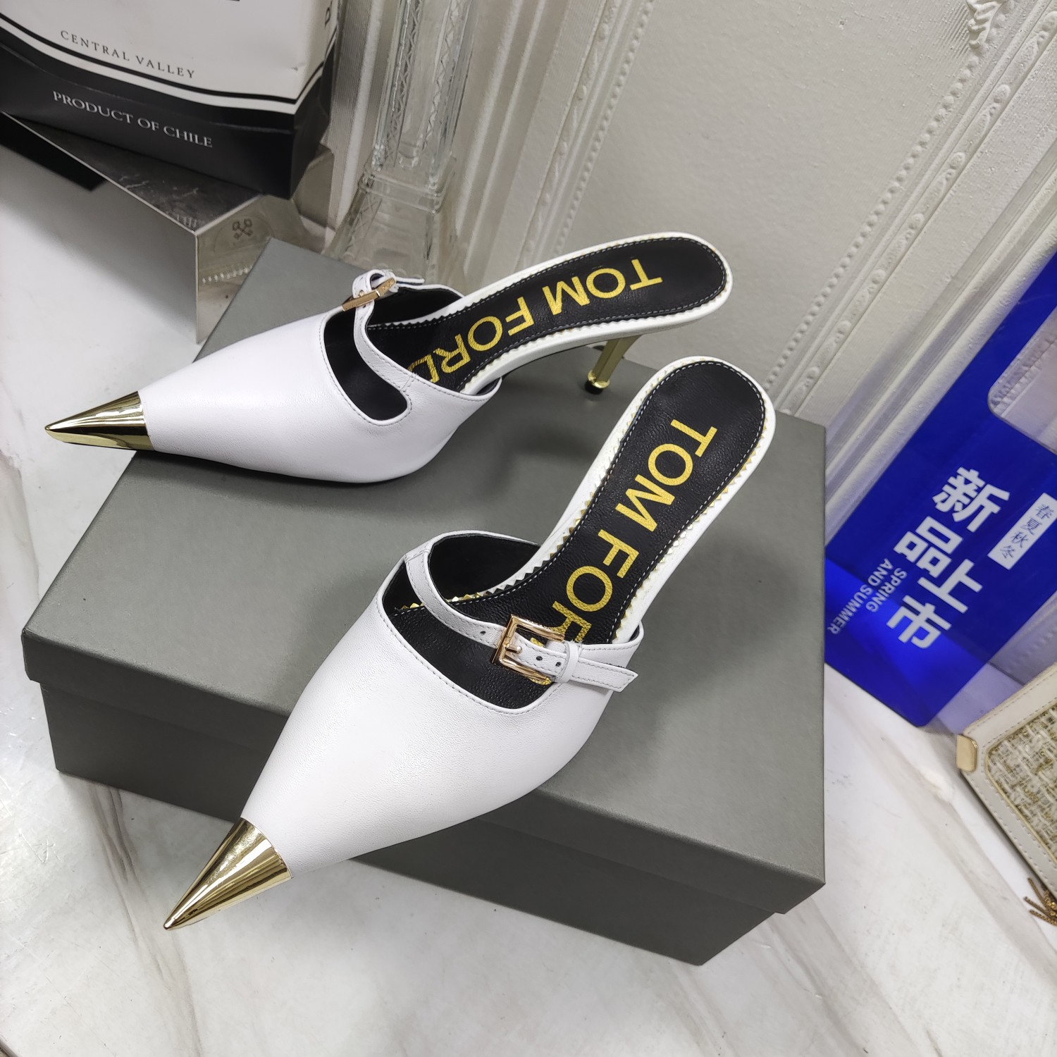 TOMFORD顶级高版本高跟中空凉鞋