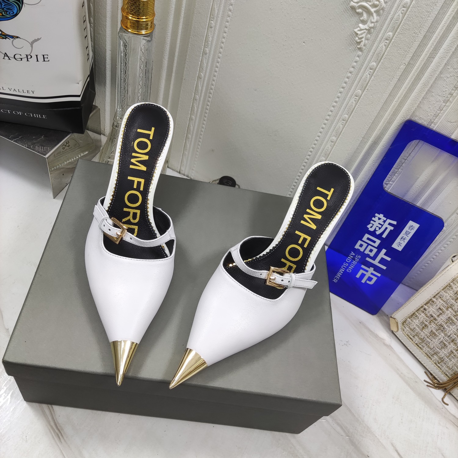 TOMFORD顶级高版本高跟中空凉鞋