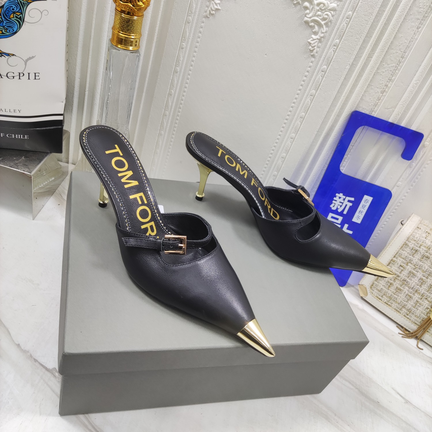 TOMFORD顶级高版本高跟中空凉鞋