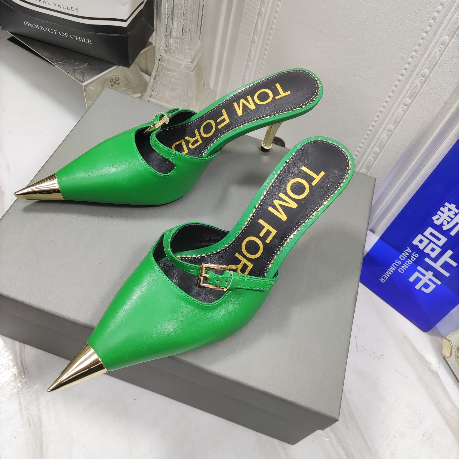 TOMFORD顶级高版本高跟中空凉鞋