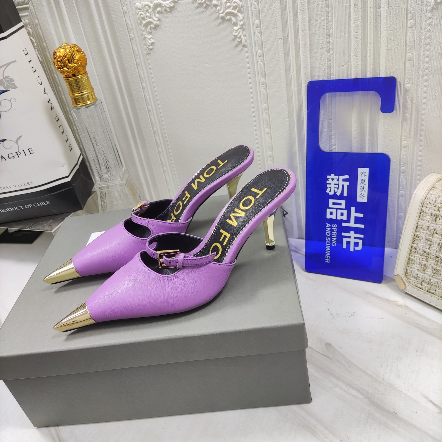 TOMFORD顶级高版本高跟中空凉鞋