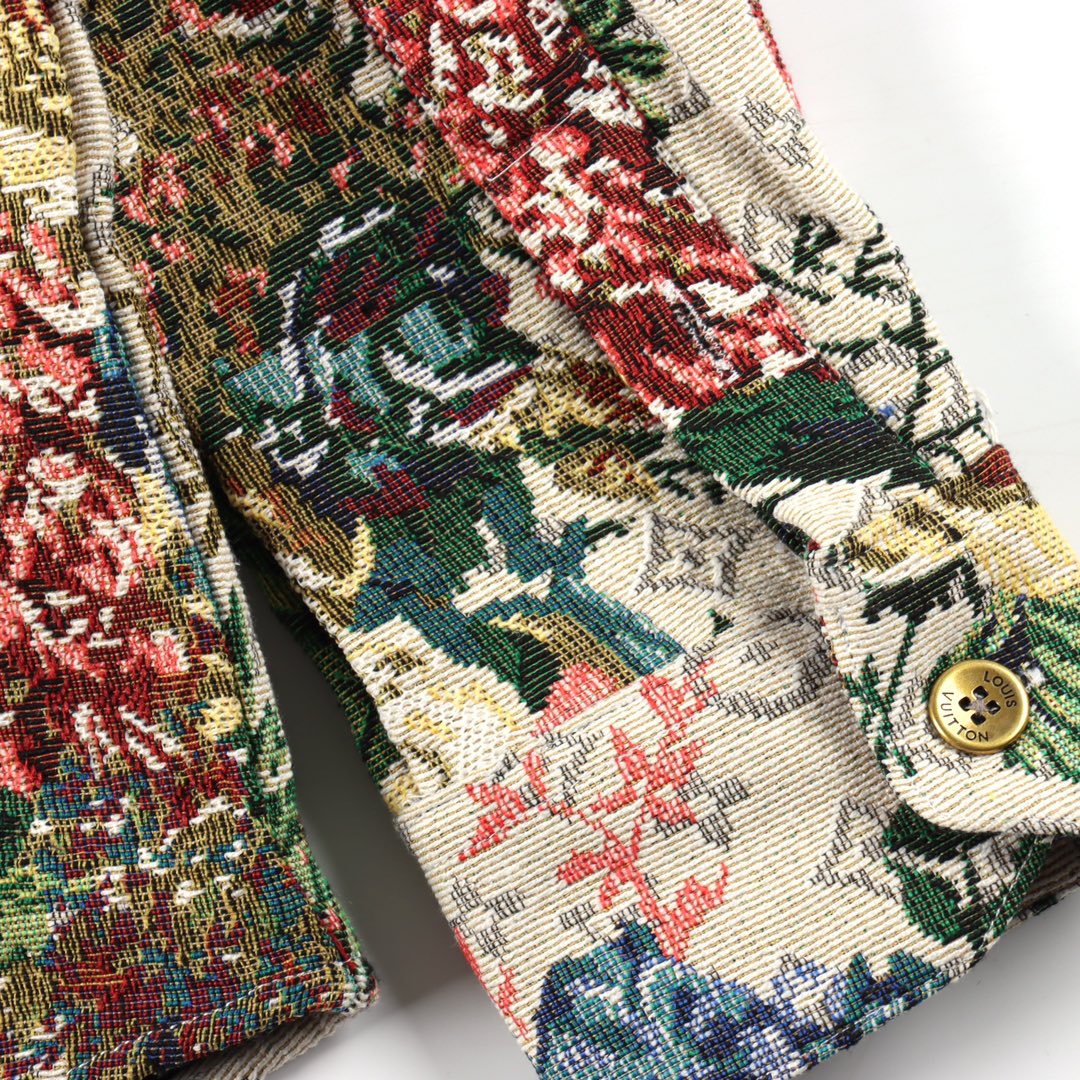 280 Louis Vuitton 路易威登 牛仔提花面料衬衣外套