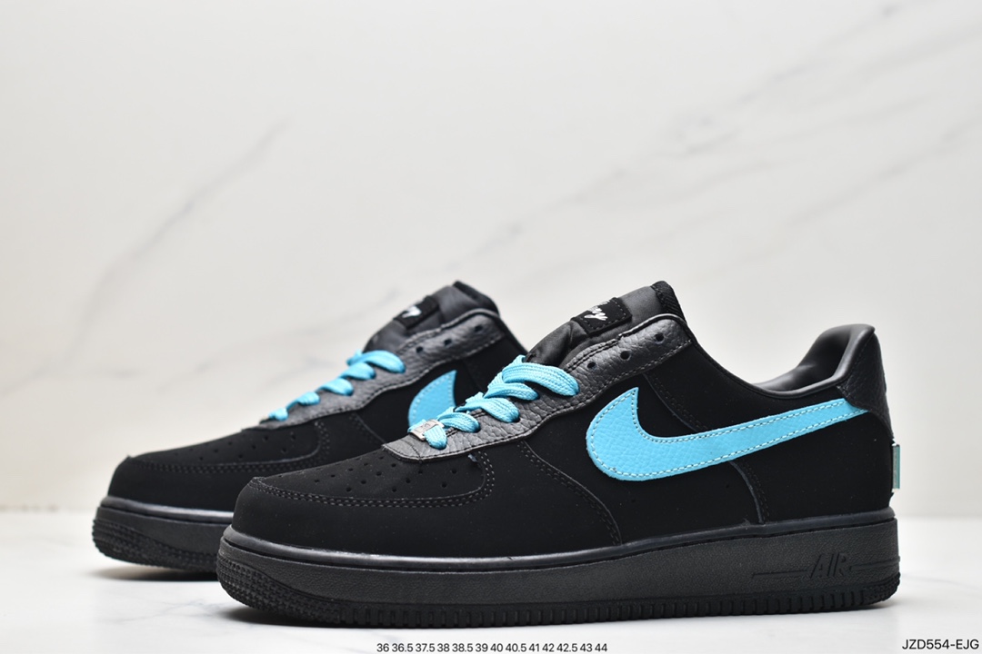 140 联名奢侈品大牌-蒂芙尼/Tiffany & Co. x Nike Air Force 1 Low SP”1837”空军一号DZ1382-001