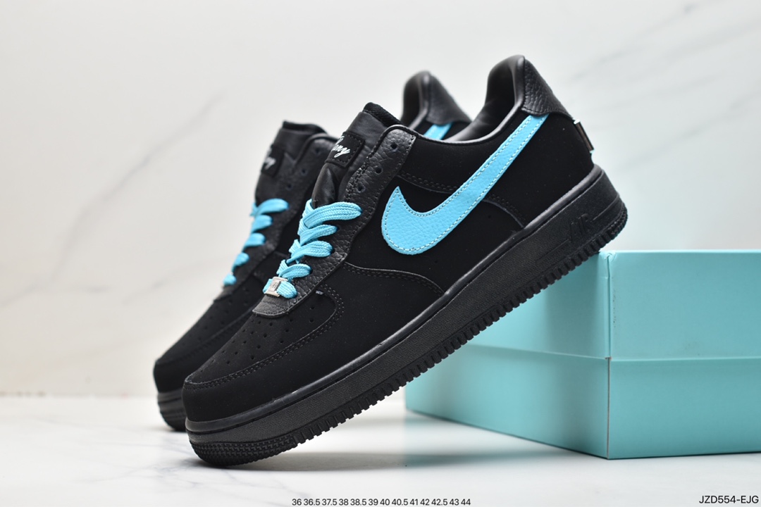 140 联名奢侈品大牌-蒂芙尼/Tiffany & Co. x Nike Air Force 1 Low SP”1837”空军一号DZ1382-001
