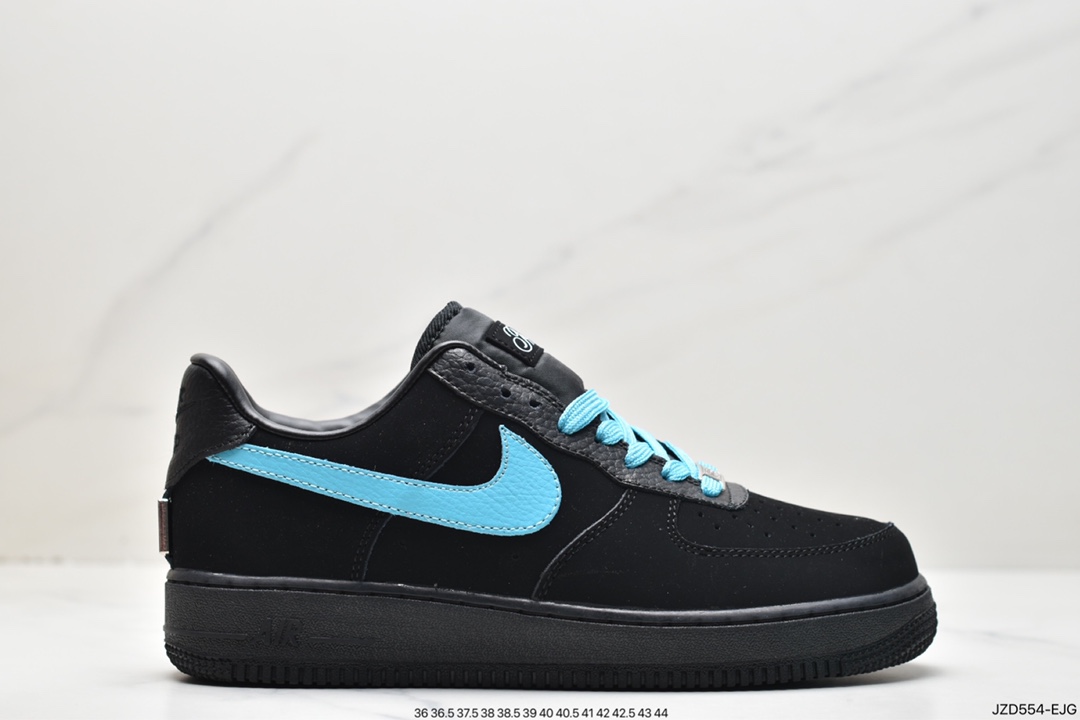 140 联名奢侈品大牌-蒂芙尼/Tiffany & Co. x Nike Air Force 1 Low SP”1837”空军一号DZ1382-001