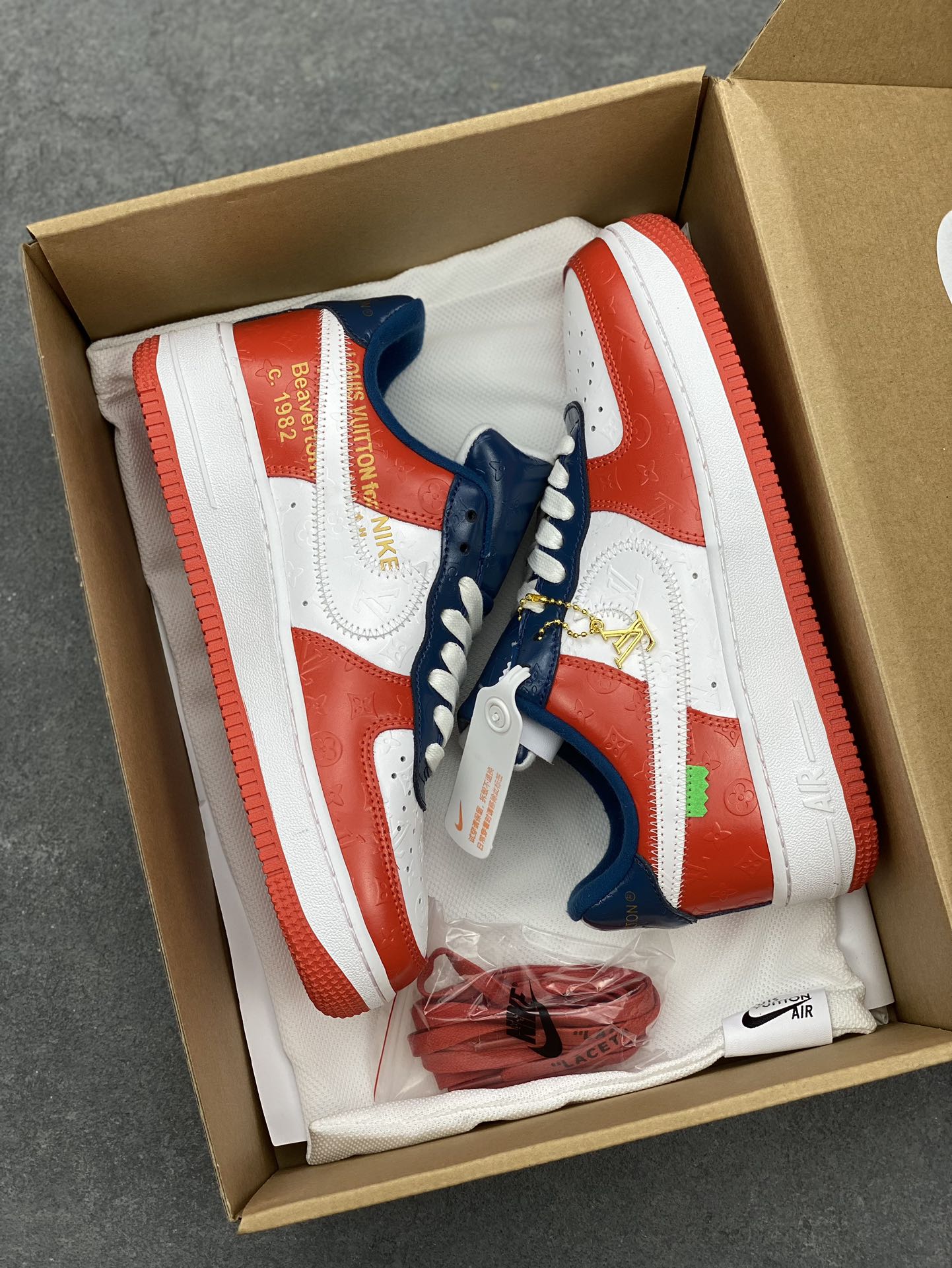 Louis Vuitton x Air Force 1 Low Top Designer Sneakers - Limited Edition 10 i1679009657 8528 8