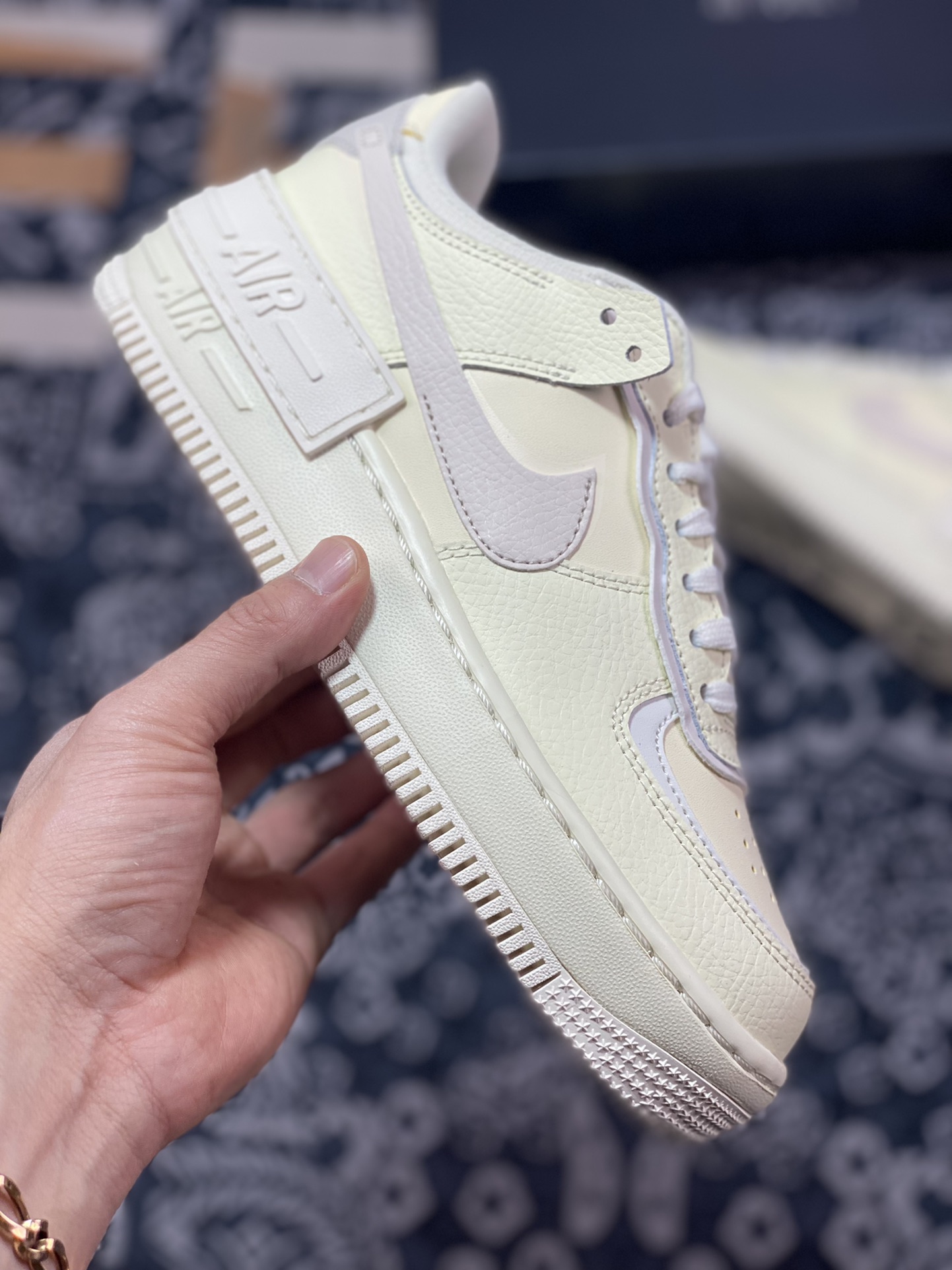 200  Nike WMNS Air Force 1 Shadow”Coconut Milk”空军一号轻量增高低帮“椰奶米黄”CU8591-102