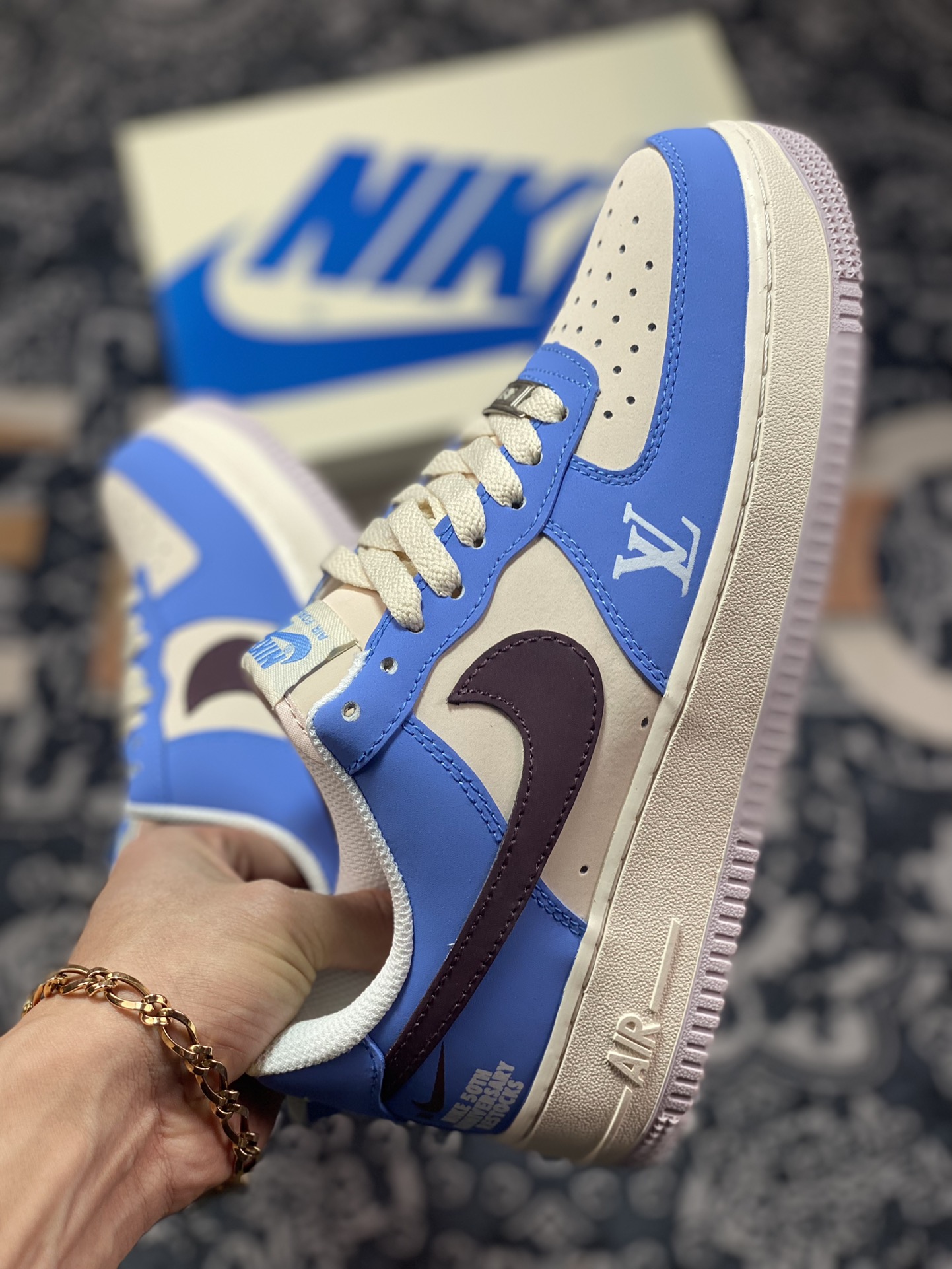 220  NIke Air Force 1 '07 Low “LV联名--米蓝”空军一号 315115-010