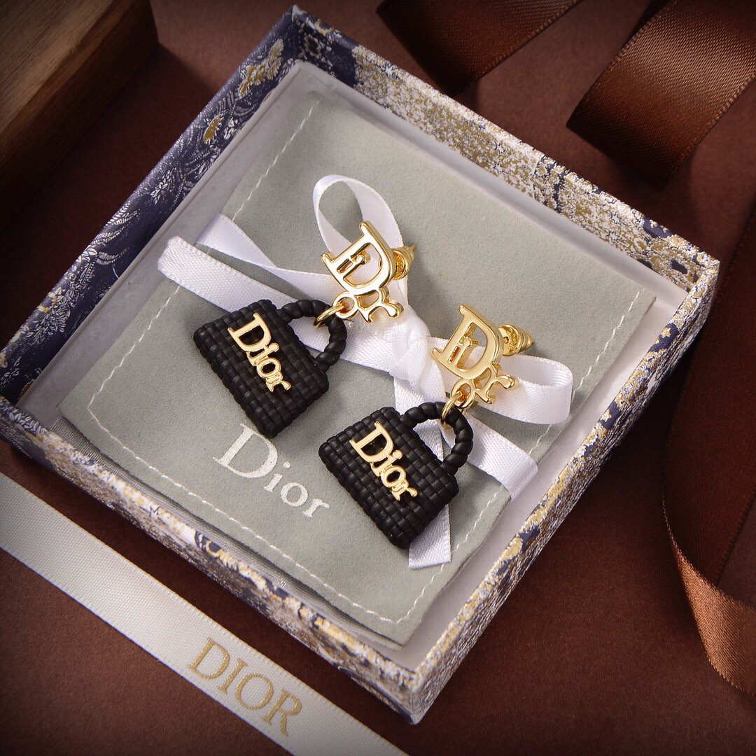 Dior Jewelry Earring Yellow Brass