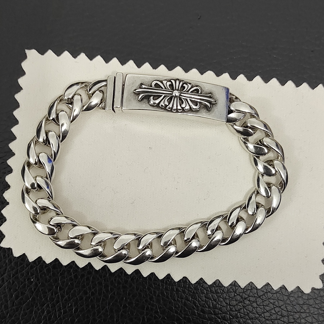 Chrome Hearts 克罗心长十字架花手链