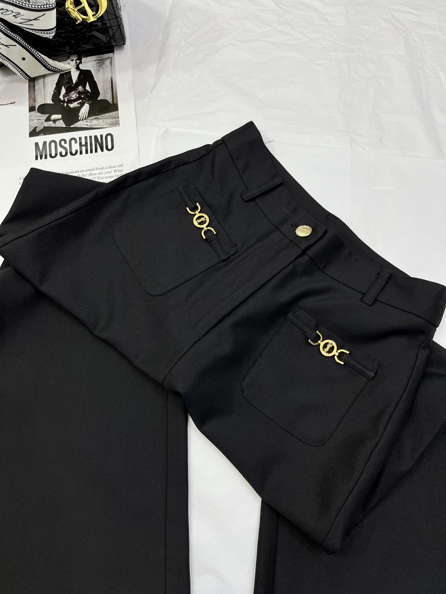 Ysl2023春夏新款休闲裤现货入大
