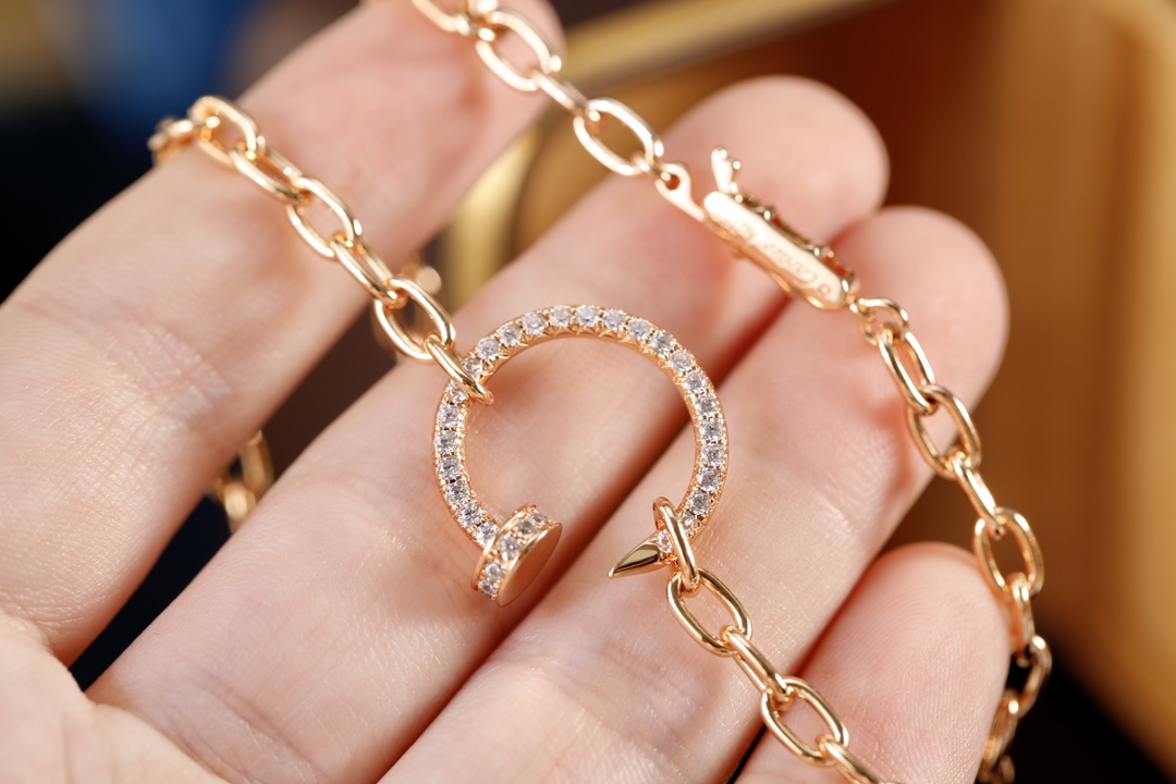 Cartier Cartier卡地亚 气质款钉子项链粗链条款