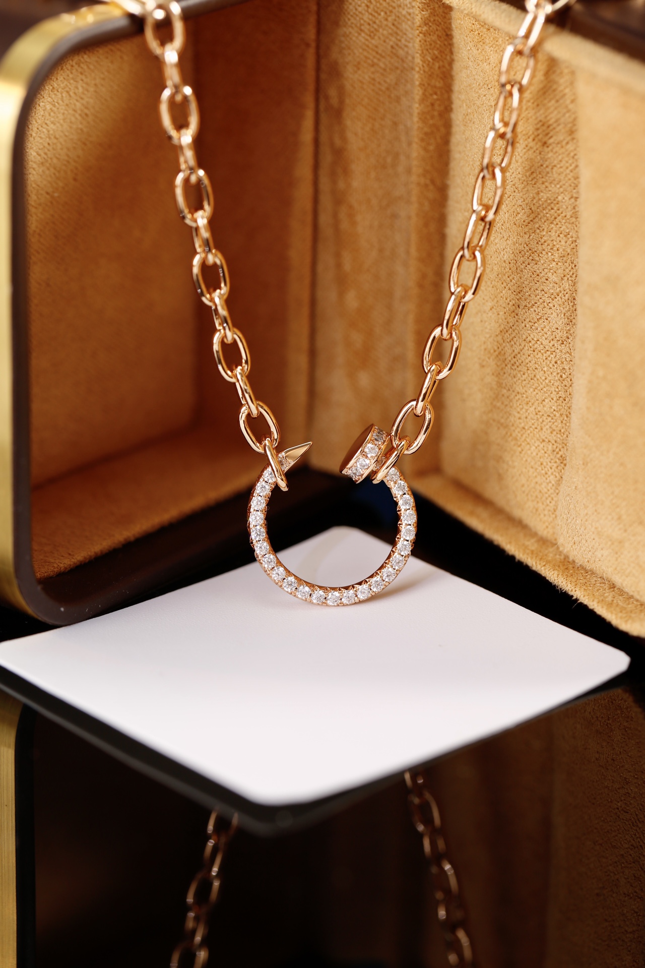 Cartier Cartier卡地亚 气质款钉子项链粗链条款