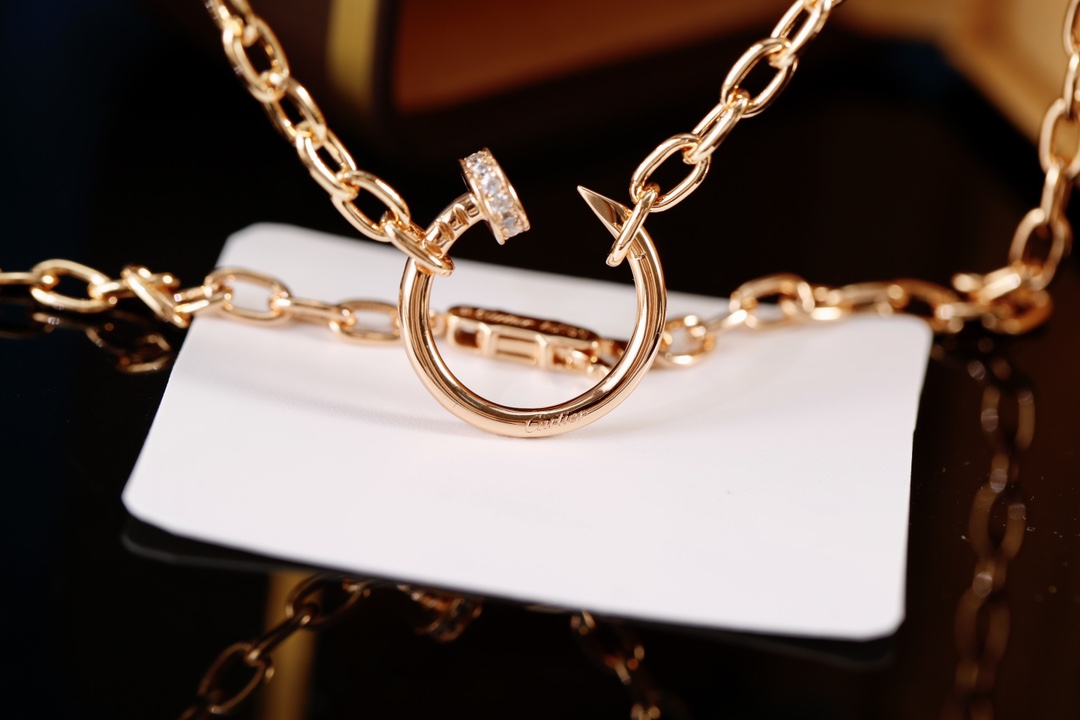 Cartier Cartier卡地亚 气质款钉子项链粗链条款