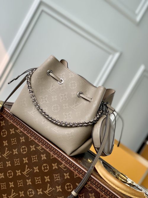Louis Vuitton Bella Bucket Bag Mahina Leather with Coin Purse - M21886 1 Louis Vuitton Bella Bucket Bag Mahina Leather with Coin Purse - M21886