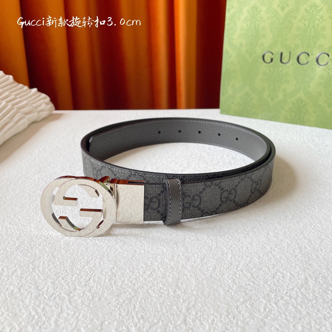 Gucci.古驰全套包装一面新款灰黑