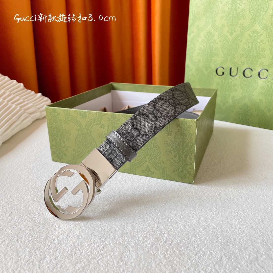 Gucci.古驰全套包装一面新款灰黑