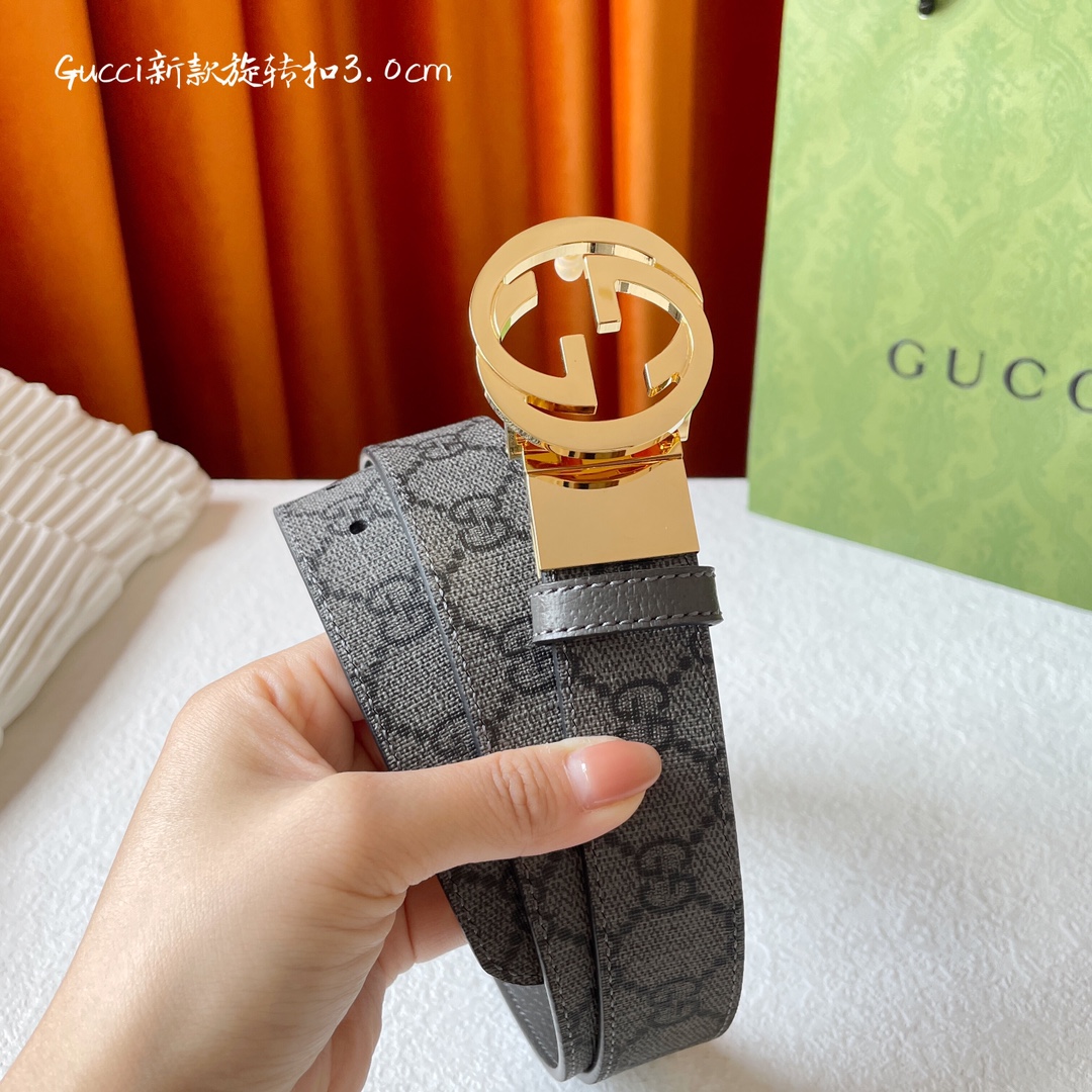 Gucci.古驰全套包装一面新款灰黑